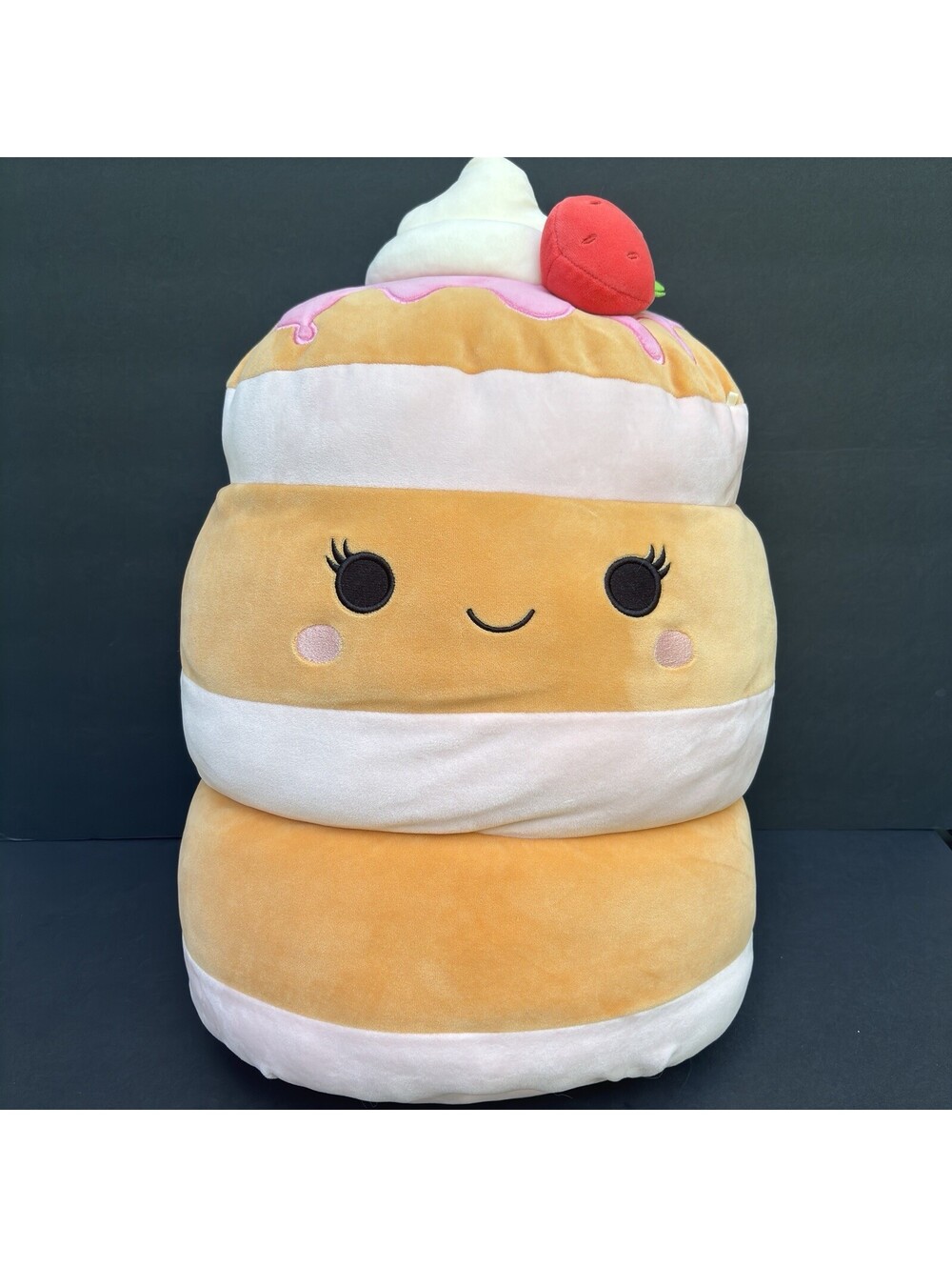 Squishmallows Sawtelle Large 19” Strawberry Shortcake Pancake